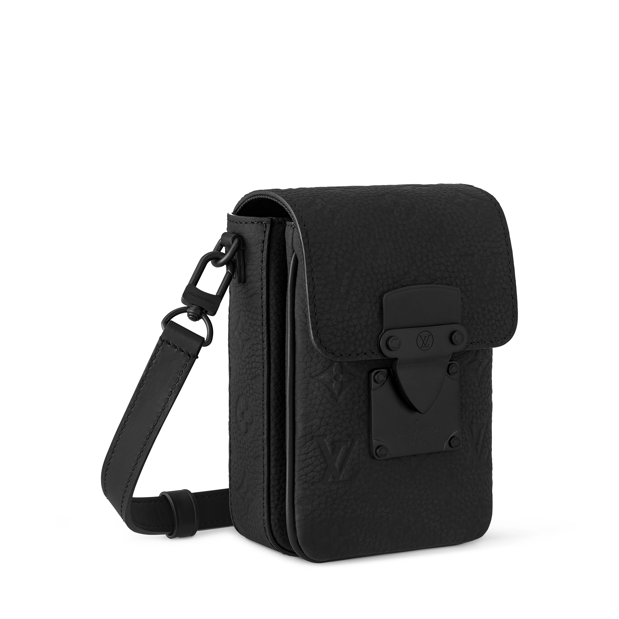 S-Lock Vertical Wearable Wallet - Luxury Monogram Taurillon